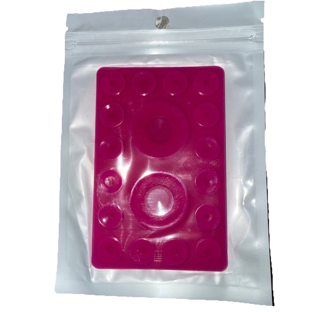 Silicone Suction Phone Holder Mount,Silicon single-faced suction cup, Pink